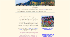 Desktop Screenshot of barbarakornfeldarts.com